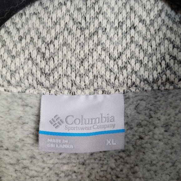Columbia Zip up Lightweight Spring Jacket Chevron Zig Zag Pattern XL - Picture 9 of 10